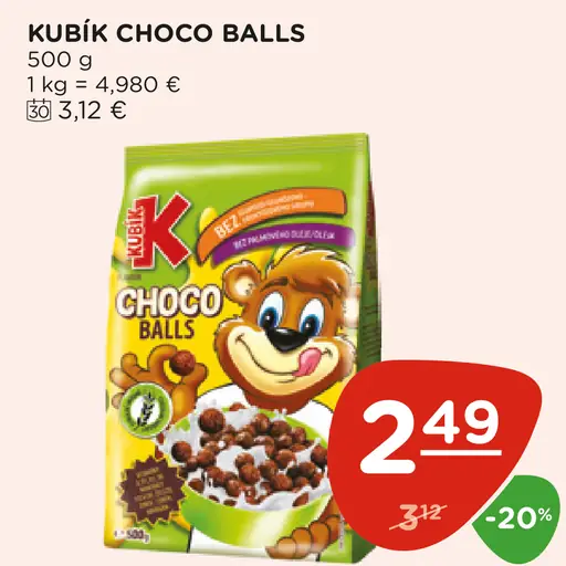 Kubík Choco Balls
