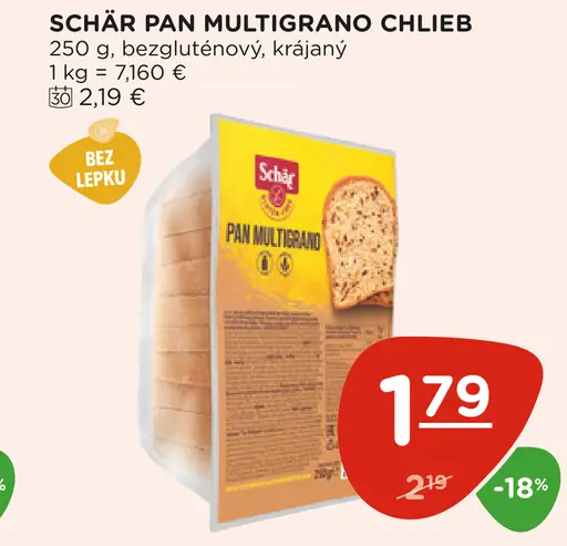 Schär Pan Multigrano chlieb