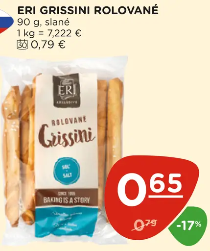 Eri Grissini rolované