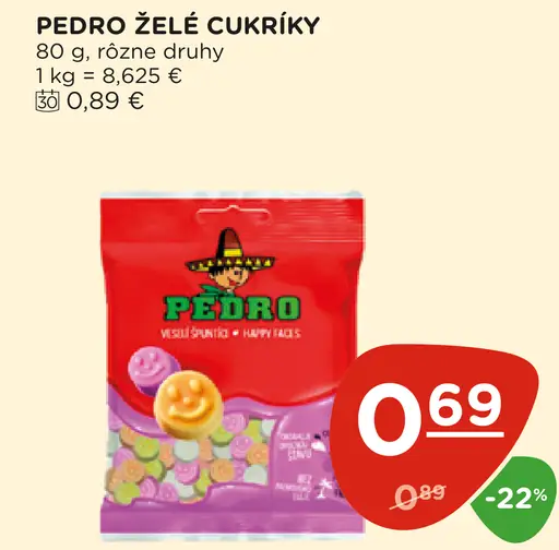 Pedro želé cukríky
