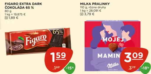 Figaro Extra Dark čokoláda 65%