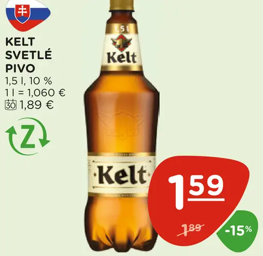 Kelt pivo plechovka