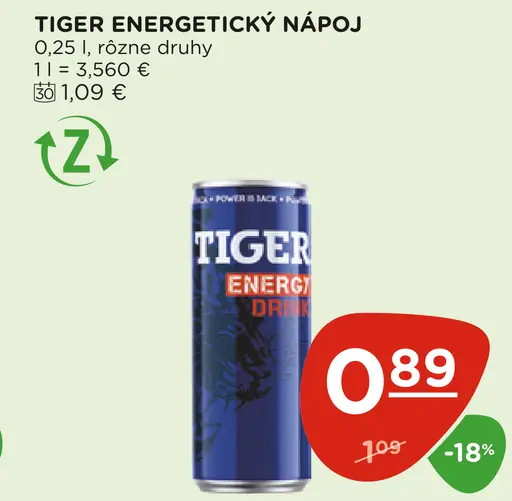 Tiger Energetický nápoj