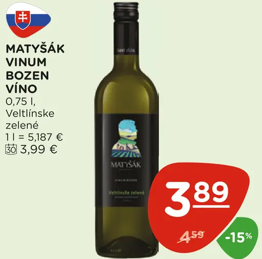 Matyšák Vinum Bozen víno