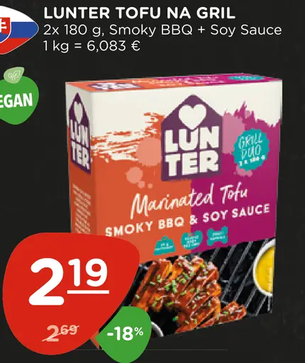 Lunter Tofu na gril