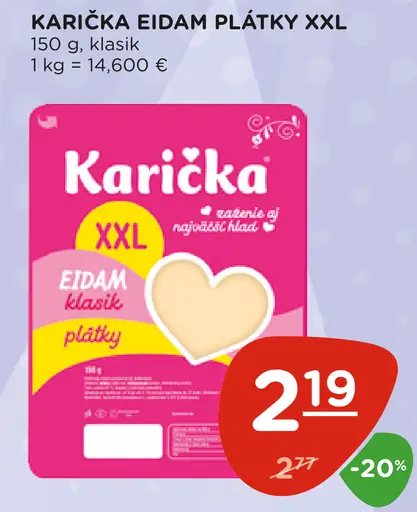 Karička Eidam plátky XXL