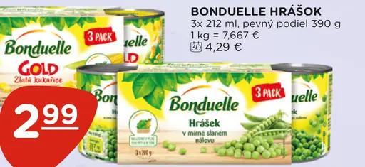 Bonduelle Hrášok
