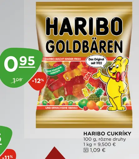 Haribo cukríky