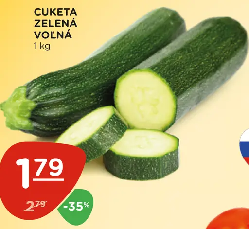 Cuketa zelená voľná