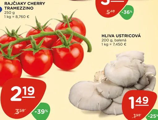 Rajčiaky cherry Tramezzino