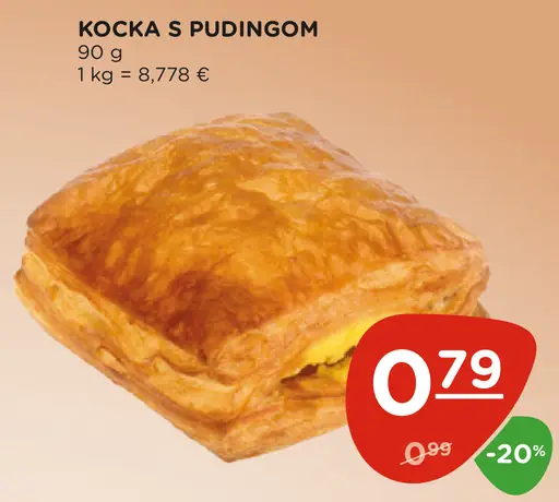 Kocka s pudingom