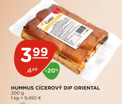 Taverna hummus cícerový dip oriental