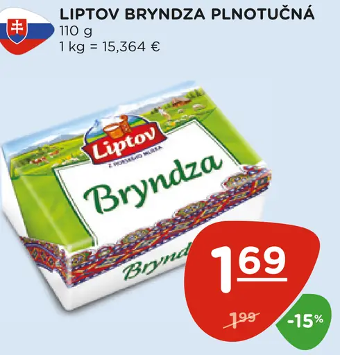 Liptov Bryndza Plnotučná