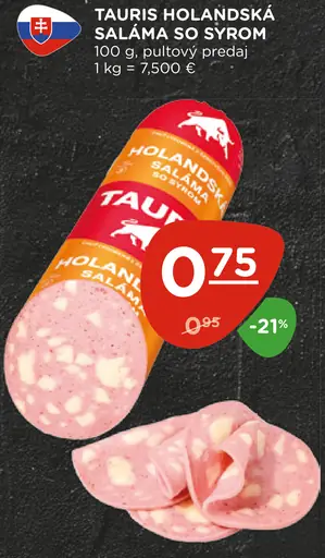 Tauris Holandská saláma so syrom