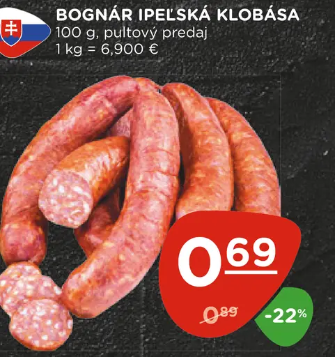 Bognár Ipeľská klobása
