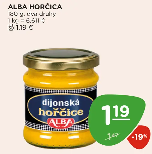 Alba Dijonská horčica