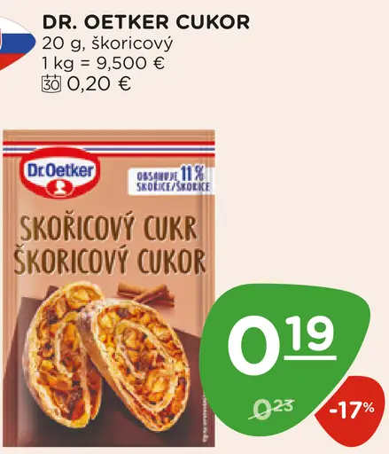 Dr. Oetker Škoricový cukor