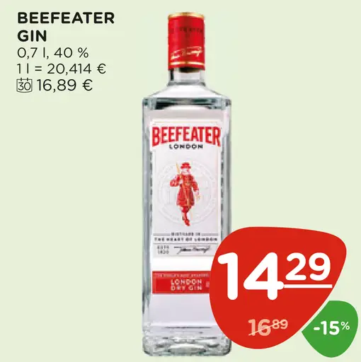 Beefeater gin