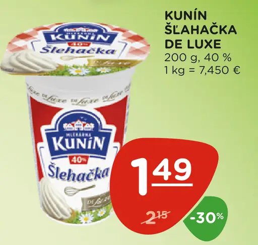 Kunín Šľahačka de Luxe