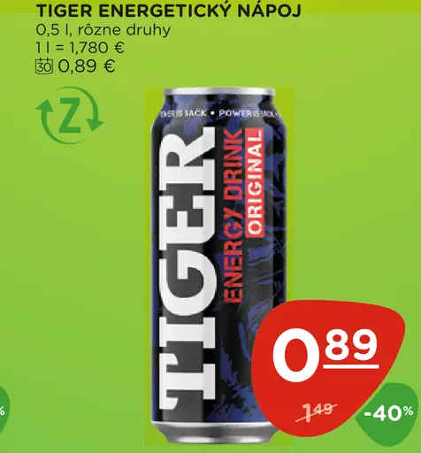 Tiger Energetický nápoj