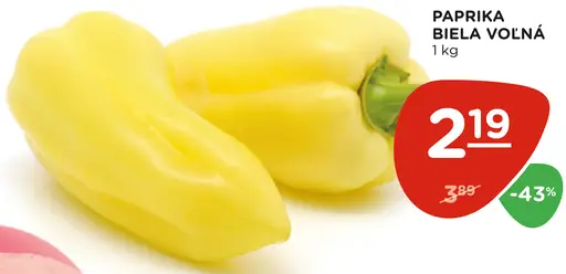 Paprika biela