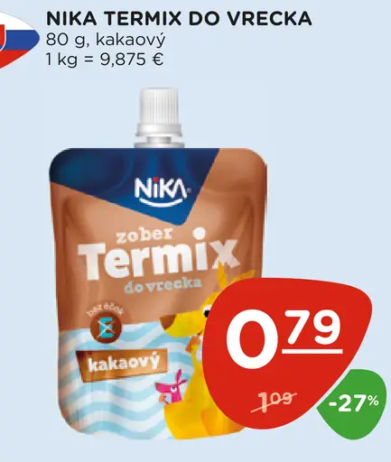 Nika termix do vrecka