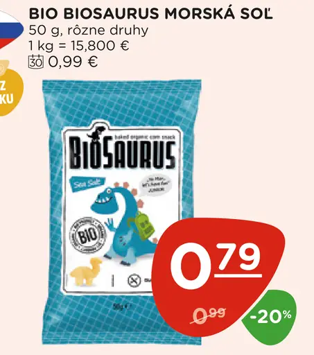 Bio Biosaurus morská soľ
