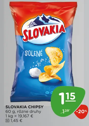 SLOVAKIA Chipsy