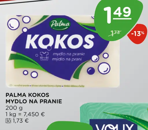 Palma Kokos mydlo na pranie