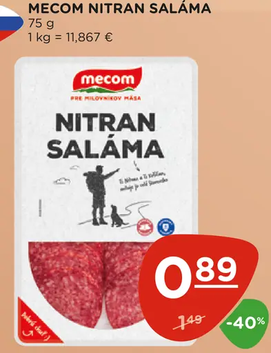 Mecom Nitran saláma