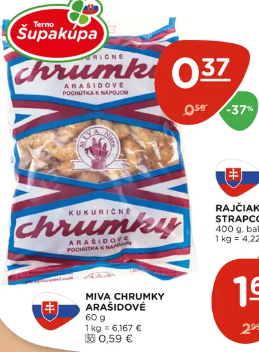 Miva Chrumky arašidové