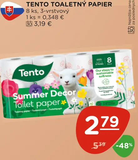 Tento toaletný papier