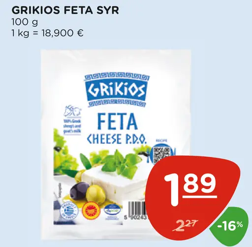 Grikios Feta syr