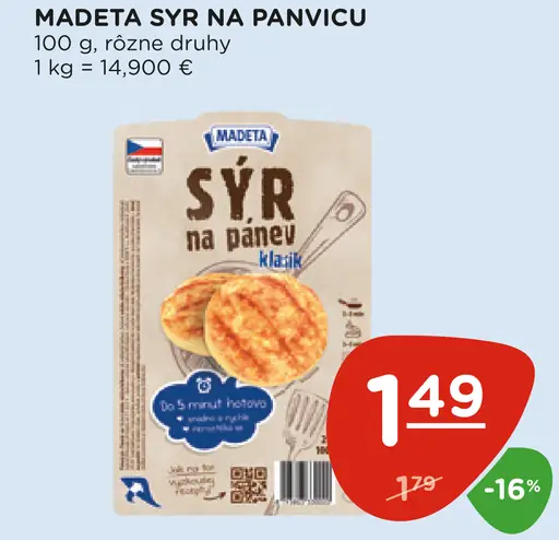 Madeta Syr na panvicu