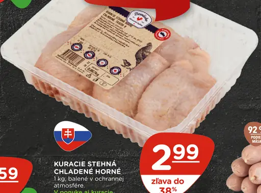 Kuracie stehná chladené horné