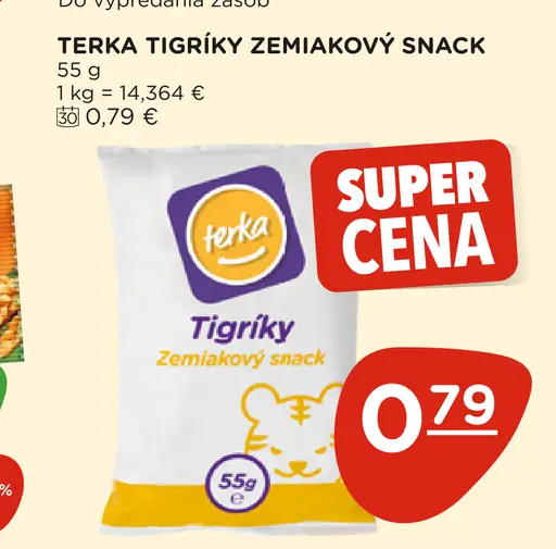 Terka Tigríky zemiakový snack