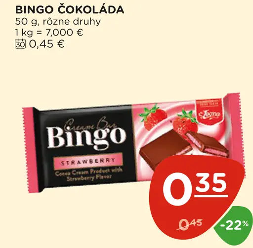 Bingo čokoláda