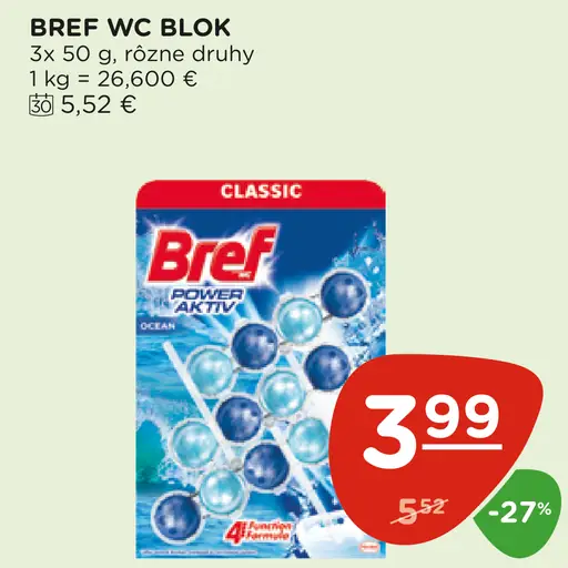 Bref WC blok