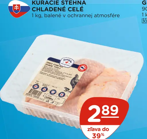 Kuracie stehná celé chladené