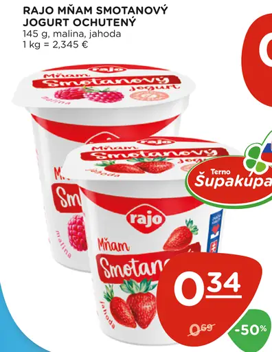 Rajo Mňam Smetanový Jogurt