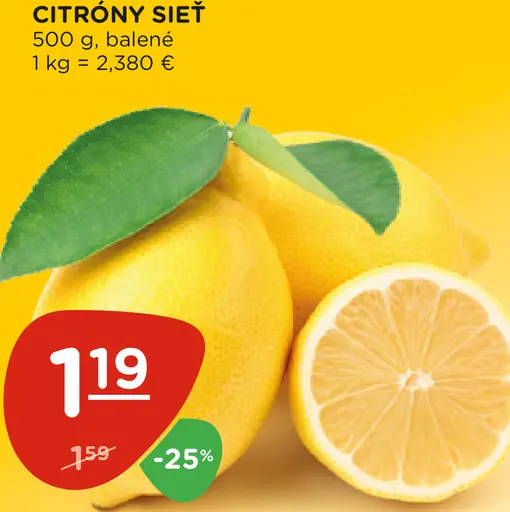 Citróny sieť