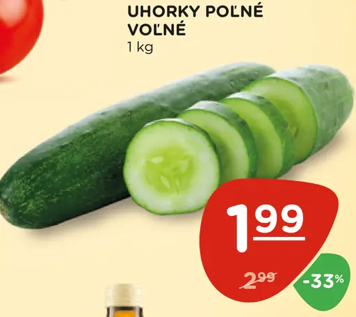 Uhorky poľné voľné