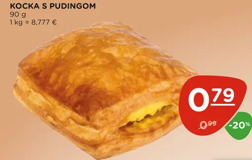 Kocka s pudingom