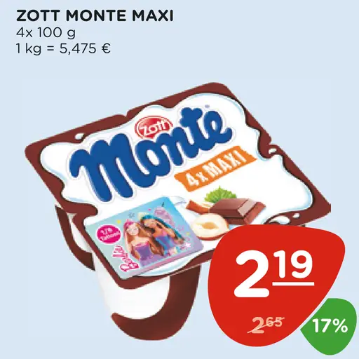 Zott Monte Maxi