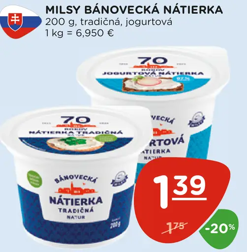 Milsy Bánovecká nátierka