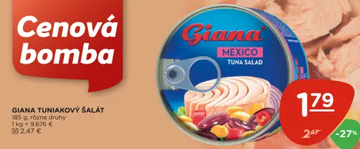 Giana tuniakový šalát