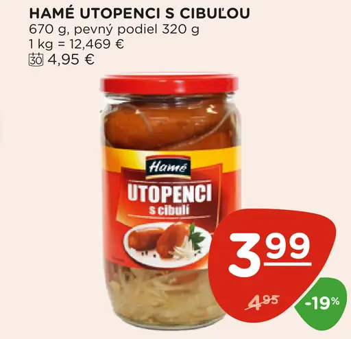 Hamé Utopenci s cibuľou