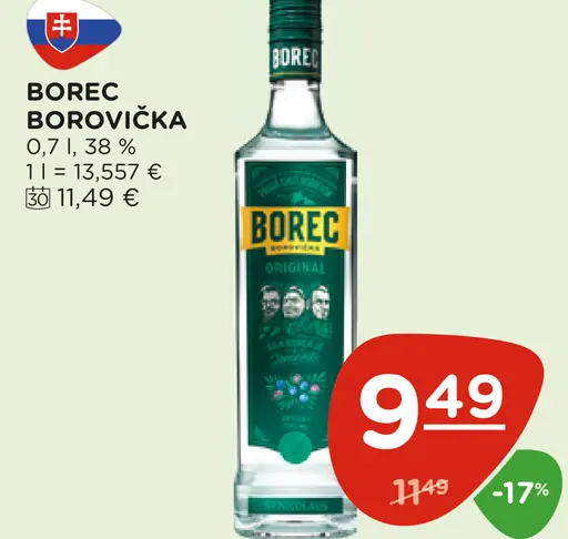 Borec borovička