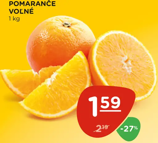 Pomaranče voľné