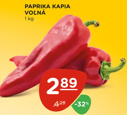 Paprika kápia voľná